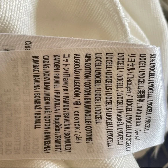 Farm Rio Off-White Cargo Pockets Shorts size 26 small - Picture 14 of 14